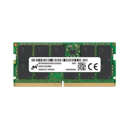 Micron DDR5 ECC SODIMM 32GB 2Rx8 4800 CL40 (Single Pack)