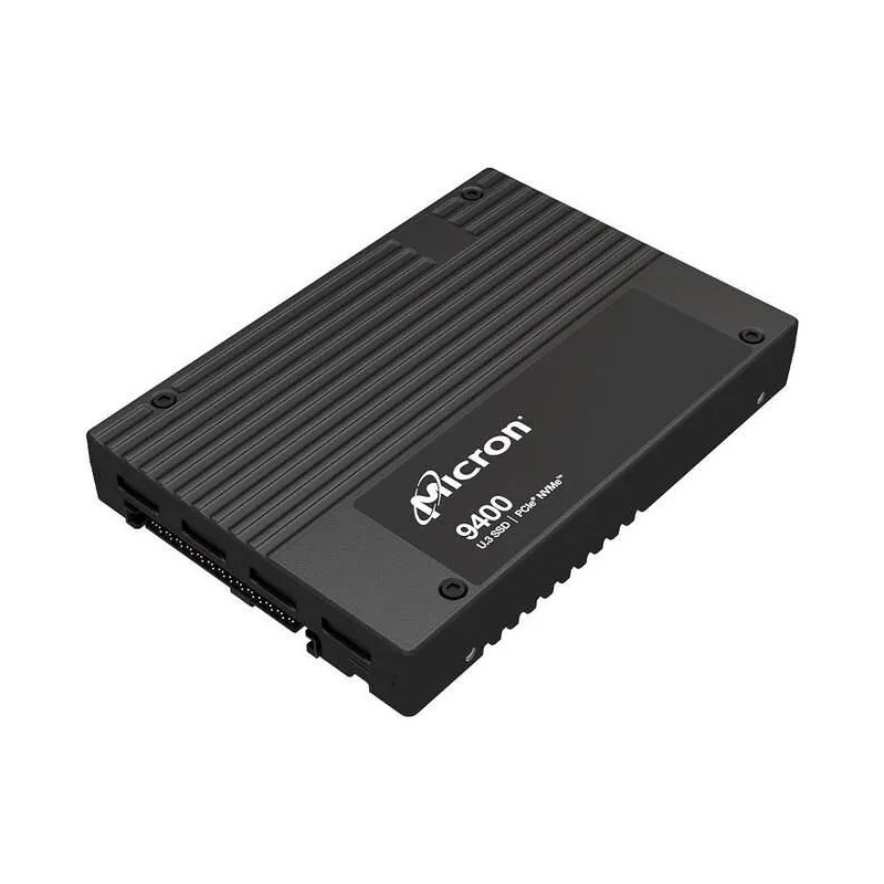 Micron 9400 MAX 25600GB NVMe U.3 (15mm) Enterprise SSD 7000/7000MB/s, 1,5M/550k IOPs, 3DWPD