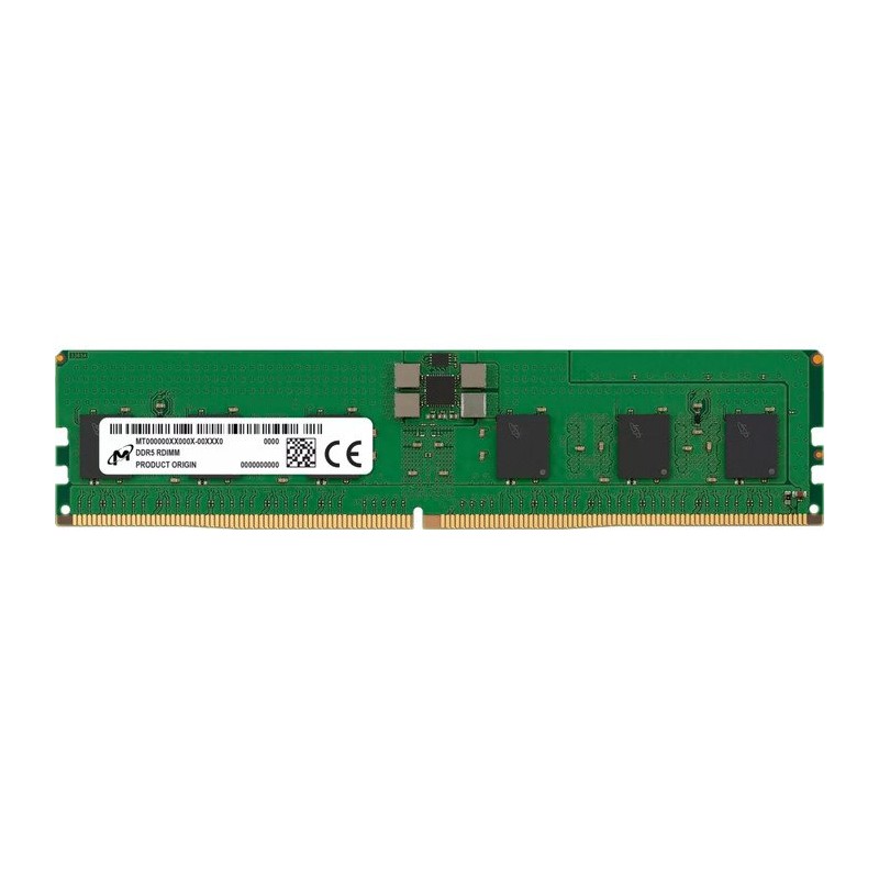 Micron DDR5 RDIMM 16GB 1Rx8 4800 CL40 (16Gbit) (Single Pack)