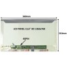 LCD PANEL 15,6" HD 1366x768 40PIN LESKLÝ / ŠROUBOVÁNÍ Z BOKŮ