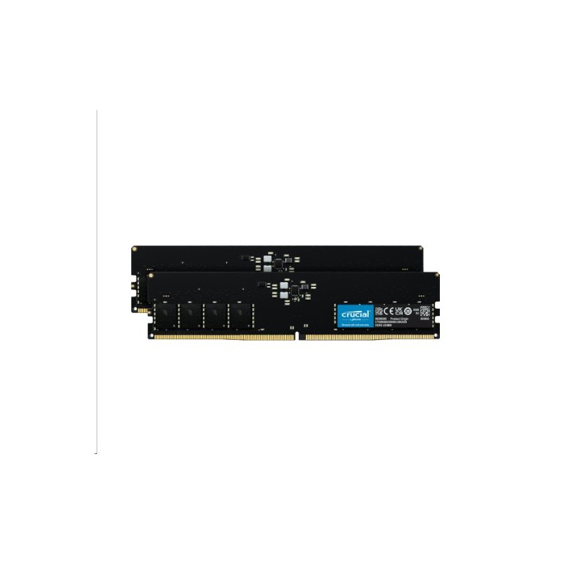 Crucial DDR5 64GB (2x32GB) DIMM 5600MHz CL46 (16Gbit)