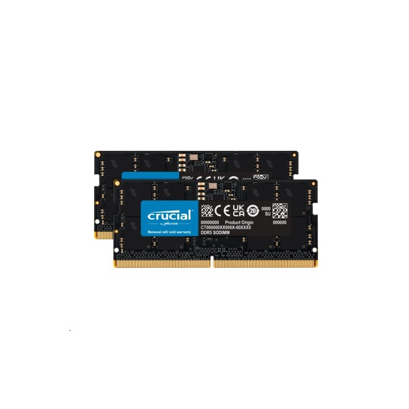 Crucial DDR5 48GB (2x24GB) SODIMM 5600MHz CL46 (16Gbit)