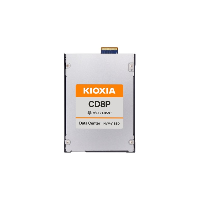 Kioxia Data Center SSD, CD8P-R E3.S SIE Series, 1920 GB, PWPD:1, PCIe Gen5 1x4, E3.S 1T 7.5mm, 12000/3500 MB/s, 1600/150