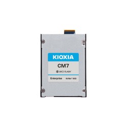 Kioxia Enterprise SSD, CM7-V E3.S SIE E3.S Series, 12800 GB, PWPD:3, PCIe Gen5 1x4, 2x2, E3.S 1T 7.5mm, 13000/5300 MB/s,