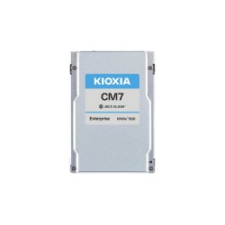 Kioxia Enterprise SSD, CM7-V U.3 SIE U.3 Series, 1600 GB, PWPD:3, PCIe Gen5 1x4, 2x2, U.3 15mm, 14000/3500 MB/s, 2000/31