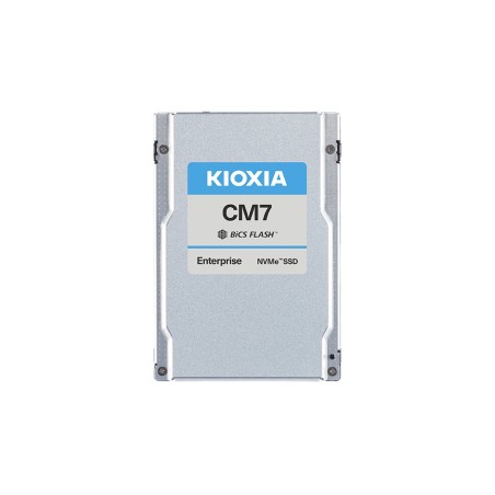 Kioxia Enterprise SSD, CM7-V U.3 SIE U.3 Series, 1600 GB, PWPD:3, PCIe Gen5 1x4, 2x2, U.3 15mm, 14000/3500 MB/s, 2000/31