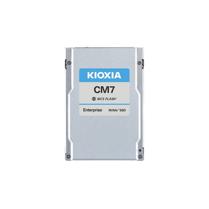 Kioxia Enterprise SSD, CM7-R U.3 SIE U.3 Series, 30720 GB, PWPD:1, PCIe Gen5 1x4, 2x2, U.3 15mm, 10000/4900 MB/s, 1600/1