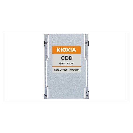 Kioxia Data Center SSD, CD8-V SIE Series, 12800 GB, PWPD:3, PCIe Gen4 1x4, U.2 15mm, 6600/6000 MB/s, 1050/380K IOPS