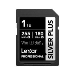 Lexar paměťová karta 1024GB Professional SILVER PLUS SDXC™ UHS-I, čtení/zápis: 205/150MB/s