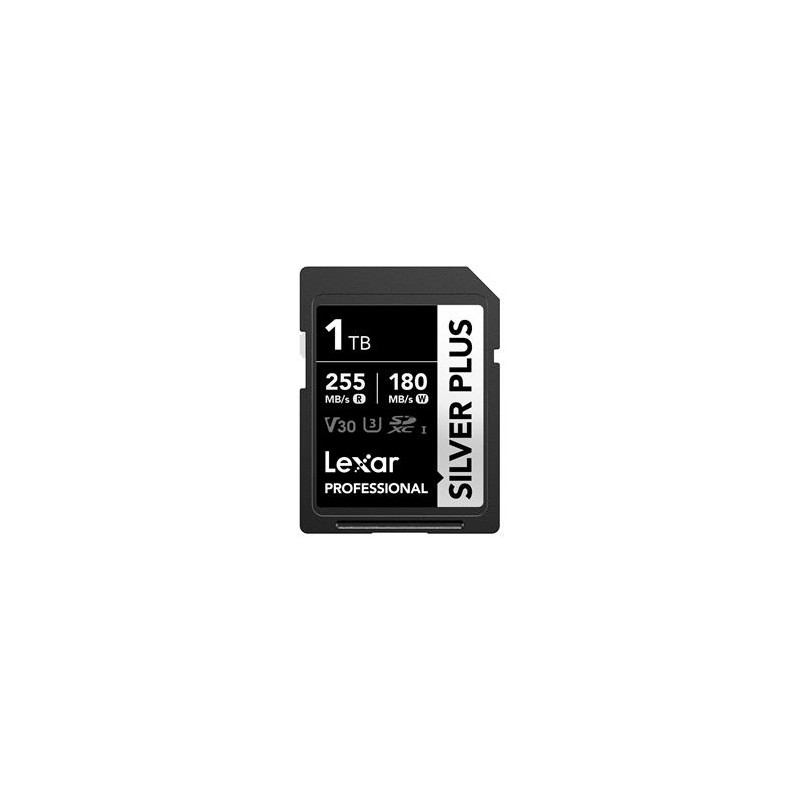 Lexar paměťová karta 1024GB Professional SILVER PLUS SDXC™ UHS-I, čtení/zápis: 205/150MB/s