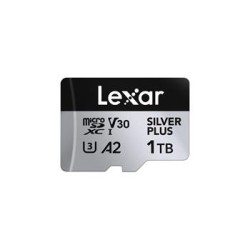 Lexar paměťová karta 1TB High-Performance Silver Plus microSDXC™ UHS-I (čtení/zápis: 205/150MB/s)