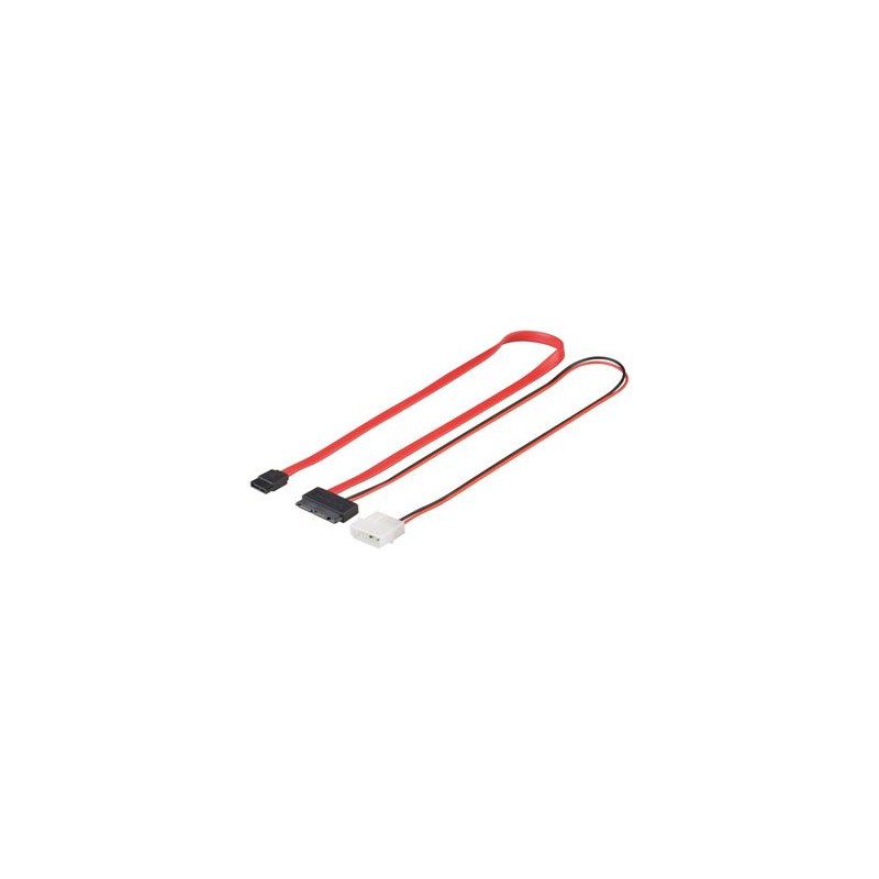 Premiumcord Kabel pro připojení disků s rozhraním Micro SATA (např. 4,6 cm / 1,8 "pevné disky) 1.5 GBits / 3 GBits
