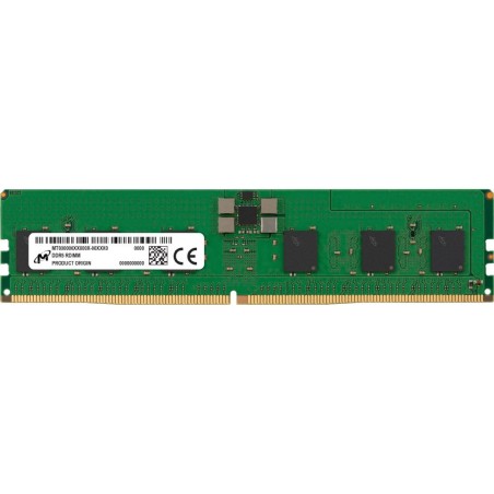 Micron DDR5 RDIMM 64GB 2Rx4 6400 CL52 (16Gbit) (Single Pack) MTC40F2046S1RC64BR