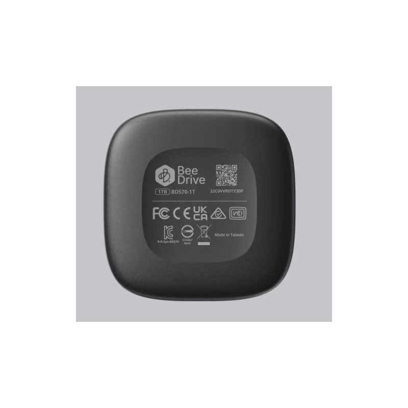 Synology Externí SSD disk BeeDrive BDS70-1T, 1TB, USB 3.2 (Type-C) - zálohovací centrum pro PC a mobilní telefony