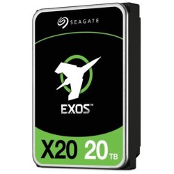 Seagate Exos X20 3,5" - 20TB (server) 7200rpm/SATA/256MB/512e/4kN