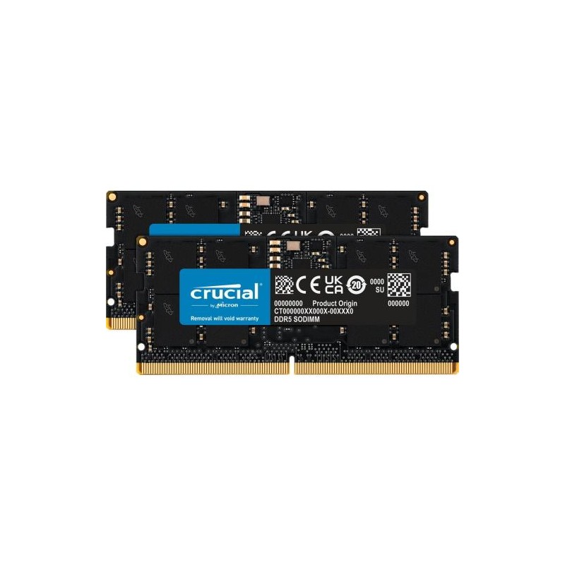 Crucial DDR5 64GB DIMM 5600MHz CL46