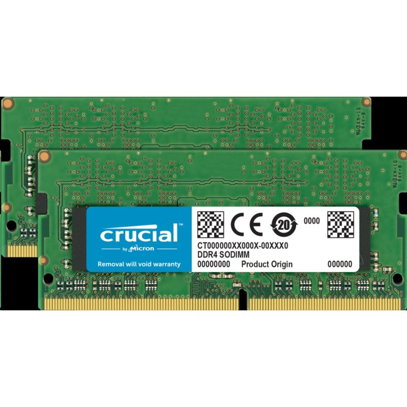 Crucial DDR4 64GB (2x32GB) SODIMM 3200Mhz CL22