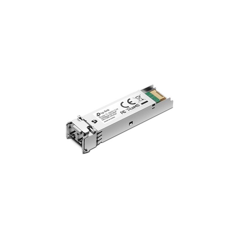 Omada Gigabit Multi-Mode SFP Module SPEC: Multi-mode, MiniGBIC, LC Interface, Up to 550m/275m Distance