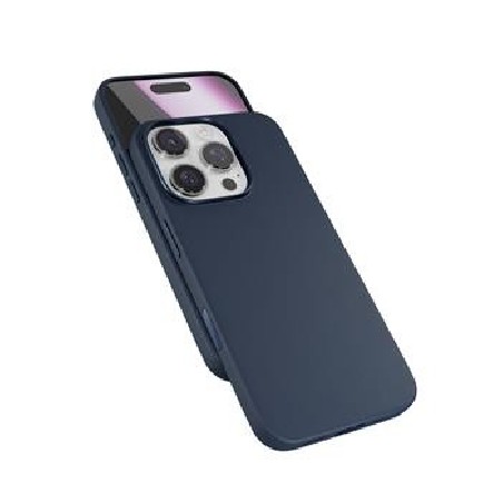 Epico Mag+ kožený kryt iPhone 16 Pro - modrá