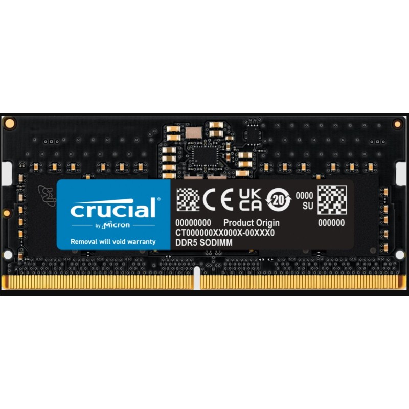 Crucial DDR5 8GB SODIMM 4800MHz CL40