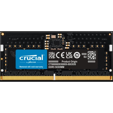 Crucial DDR5 8GB SODIMM 4800MHz CL40