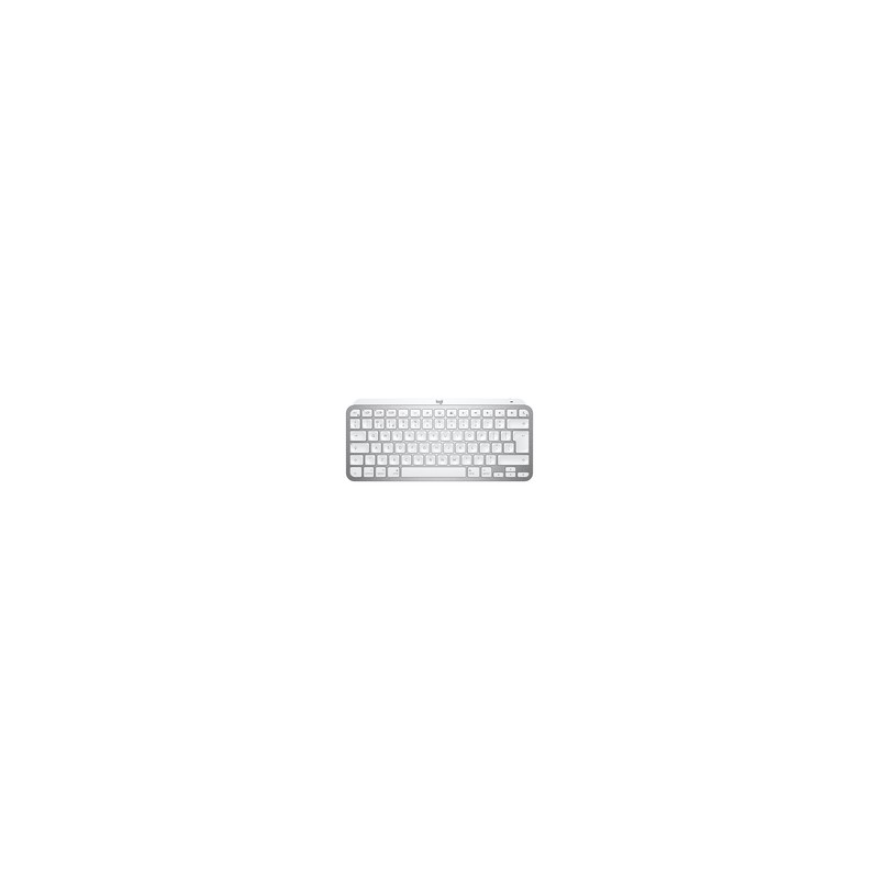 Logitech MX Keys Mini For Mac Minimalist Wireless Illuminated Keyboard - PALE GREY - UK - EMEA