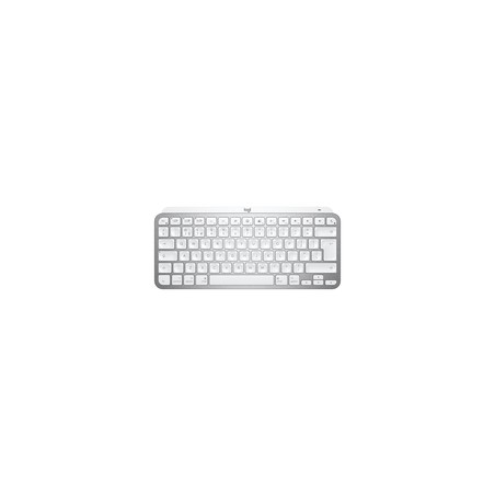 Logitech MX Keys Mini For Mac Minimalist Wireless Illuminated Keyboard - PALE GREY - UK - EMEA