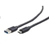 Gembird kábel USB 3.0 (AM) na USB 3.1 (CM), 0.5 m, čierny