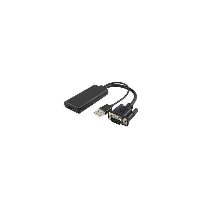 PremiumCord VGA+audio elektronický konvertor na rozhraní HDMI KHCON32