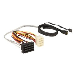 ARECA int. miniSAS HD SFF-8643 to 4x SAS SFF-8482, 0,5m