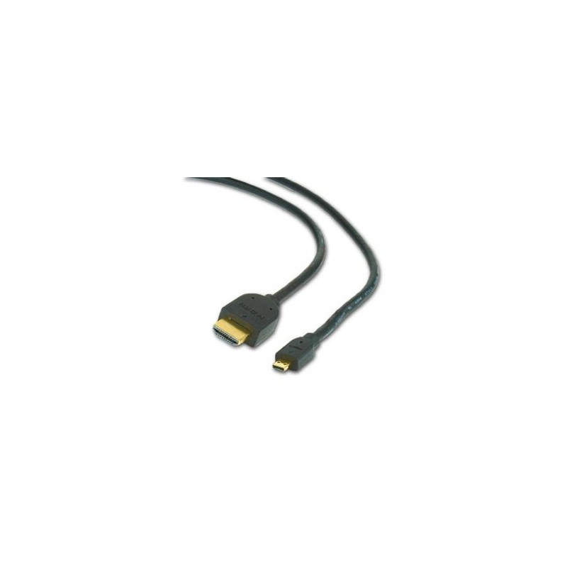 Gembird kábel HDMI (M) na micro HDMI (M), 3m, čierny