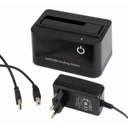 Gembird USB 2.0 dokovacia stanica pre 2.5´´ a 3.5´´ SATA HDD