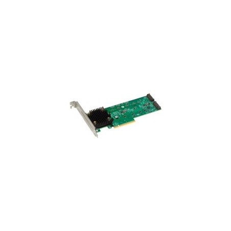 Broadcom MegaRAID 9520-2M2, 2x slot M.2 pro NVMe (PCIe 4.0 x4)/SATA (6Gb/s) disky, RAID 0, 1, PCIe 4.0 x8