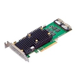 Broadcom MegaRAID 9660-16i, 4GB, 24Gb/s, NVMe/SAS/SATA, 2x SFF-8654 x8, RAID 0-60, PCIe 4.0 x8, SAS4116 ROC