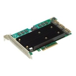 Broadcom MegaRAID 9670-24i, 8GB, 24Gb/s, NVMe/SAS/SATA, 3x SFF-8654 x8, RAID 0-60, PCIe 4.0 x8, SAS4124 ROC