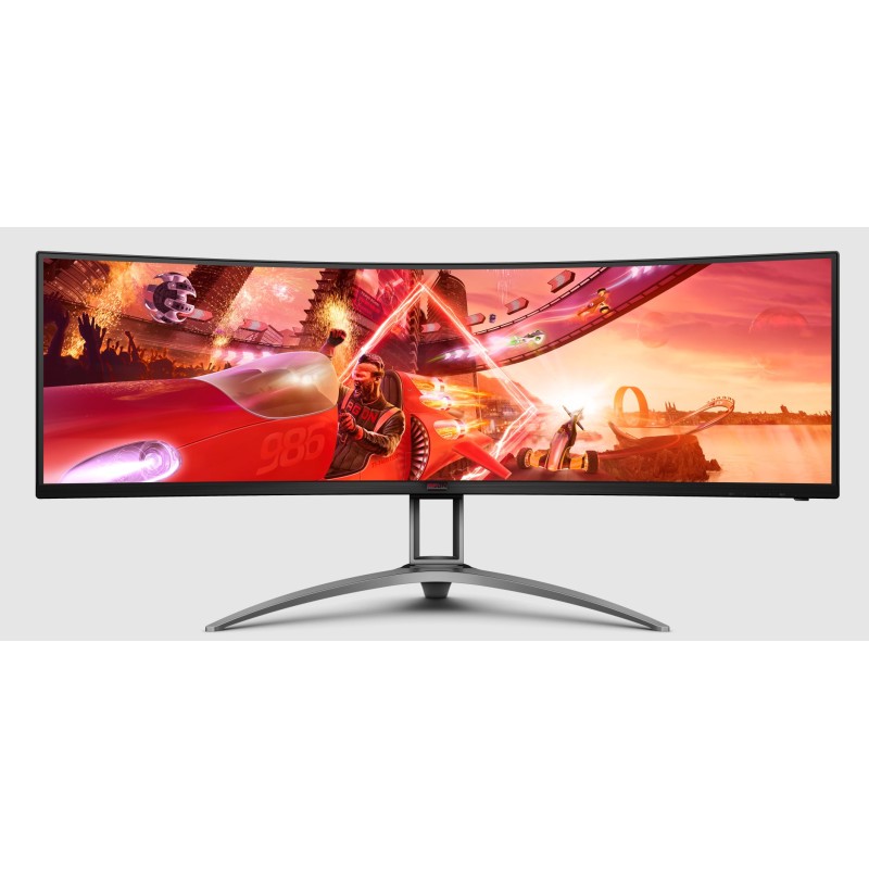 AOC MT VA LCD WLED 48.8" AG493UCX2 - VA panel, 165Hz, 5120x1440, 3xHDMI,DP, USB-C, USB 3.1, repro, nast. vyska, zakriven