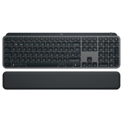 Logitech MX Keys S - Graphite - UK - BT/- N/A - INTNL-973 Plus PALMREST