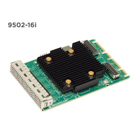 Broadcom HBA 9502-16i, 12Gb/s, NVMe/SAS/SATA, 2x SFF-8654 x8, OCP 3.0 (PCIe 4.0 x8), SAS3816 ROC