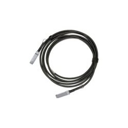 Mellanox Passive Copper cable, ETH 100GbE, 100Gb/s, QSFP28, 1m, Black, 3 0AWG, CA-N