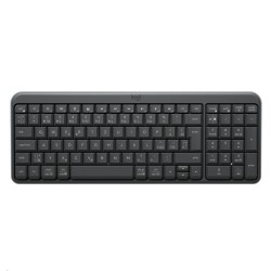 Logitech bezdrátová klávesnice K250 - GRAPHITE - CZE-SKY - INTNL