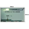LCD PANEL 17,3" HD+ 1600x900 30PIN LESKLÝ / ŠROUBOVÁNÍ Z BOKŮ