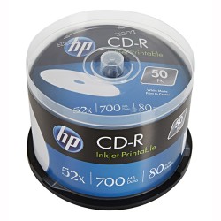 HP CD-RW, CWE00019-3, 69312, 25-pack, 700MB, 4-12x, 80min., 12cm, bez možnosti potisku, cake box, pro archivaci dat