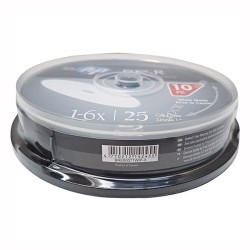 HP BD-R, Single Layer 25GB, Standard, cake box, BRE00071WIP-3, 6x, 10-pack, pro archivaci dat