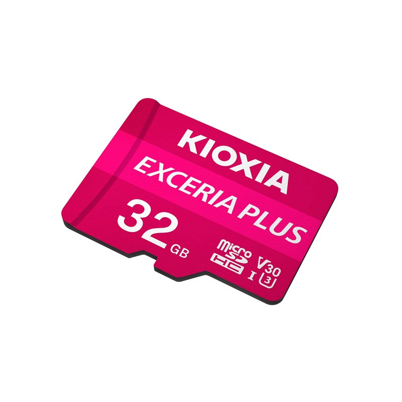 Kioxia Paměťová karta Exceria Plus (M303), 32GB, microSDHC, LMPL1M032GG2, UHS-I U3 (Class 10)