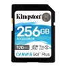 Kingston paměťová karta Canvas Go! Plus, 256GB, SDXC, SDG3/256GB, UHS-I U3 (Class 10), V30