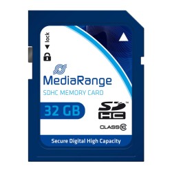 Mediarange paměťová karta Secure Digital Card, 32GB, SDHC, MR964, UHS-I U1 (Class 10), SDHC, SDXC, DOPRODEJ