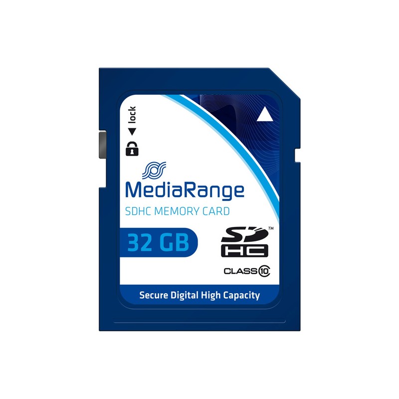 Mediarange paměťová karta Secure Digital Card, 32GB, SDHC, MR964, UHS-I U1 (Class 10), SDHC, SDXC, DOPRODEJ