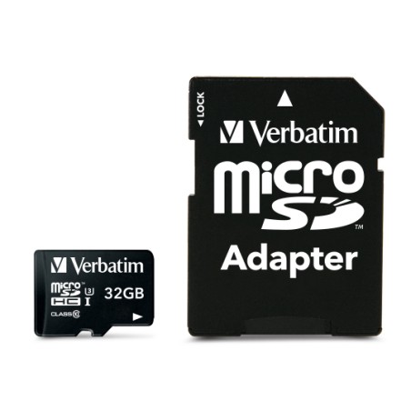 VERBATIM MicroSDHC karta 32GB Pro, U3 + adaptér