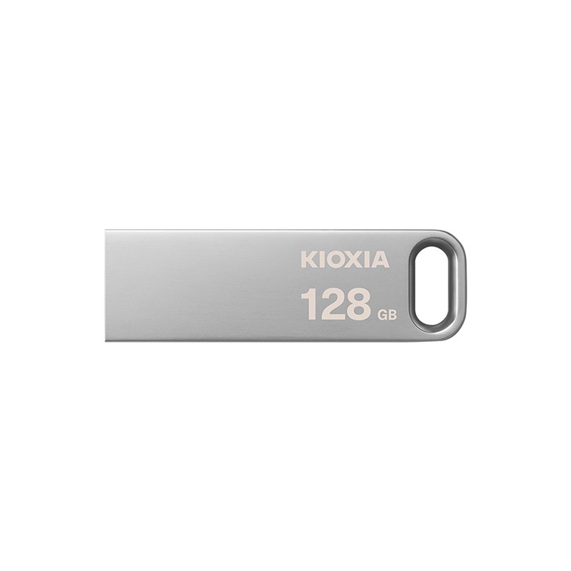 Kioxia USB flash disk, USB 3.0, 128GB, Biwako U366, Biwako U366, stříbrný, LU366S128GG4