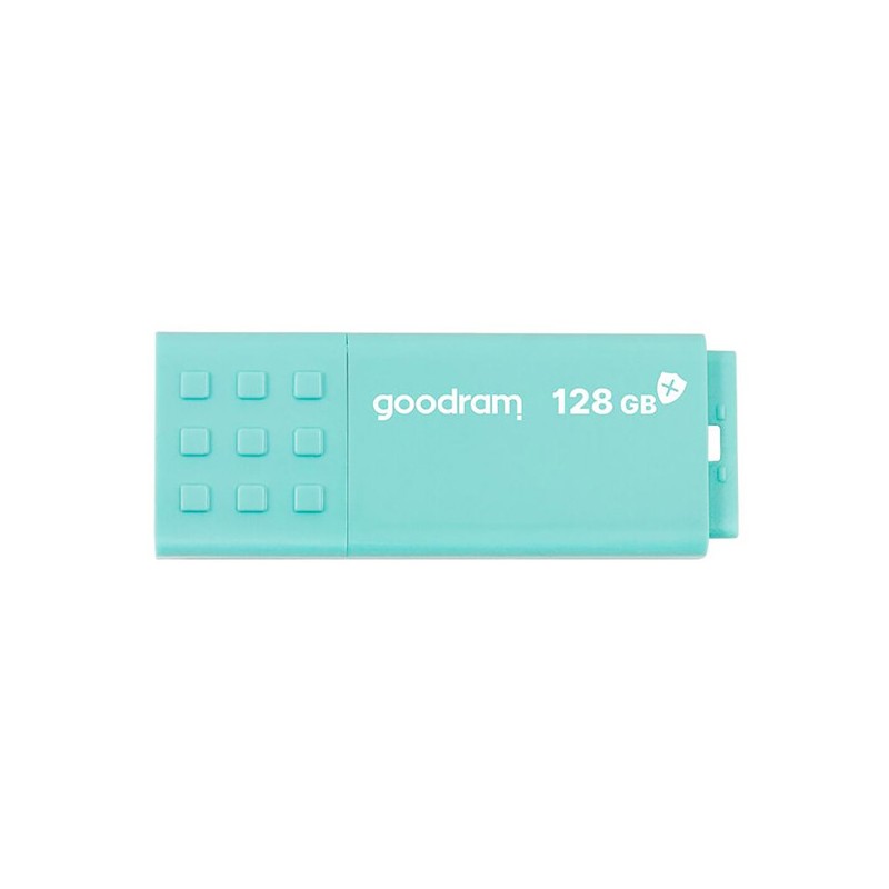 Goodram USB flash disk, USB 3.0, 128GB, UME3, UME3, azurový, UME3-1280CRR11